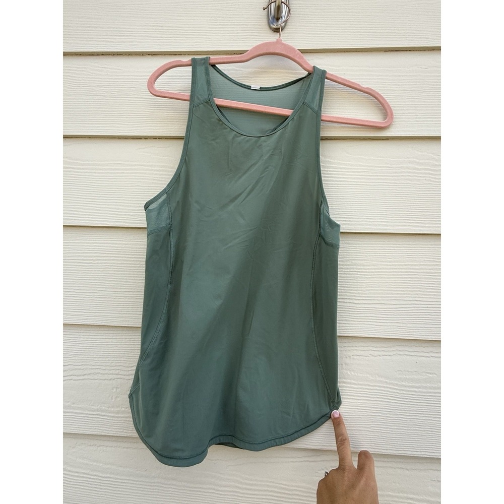 Lululemon Sculpt Tank II Medium Forest Women's Size 6 - Picture 4 of 9